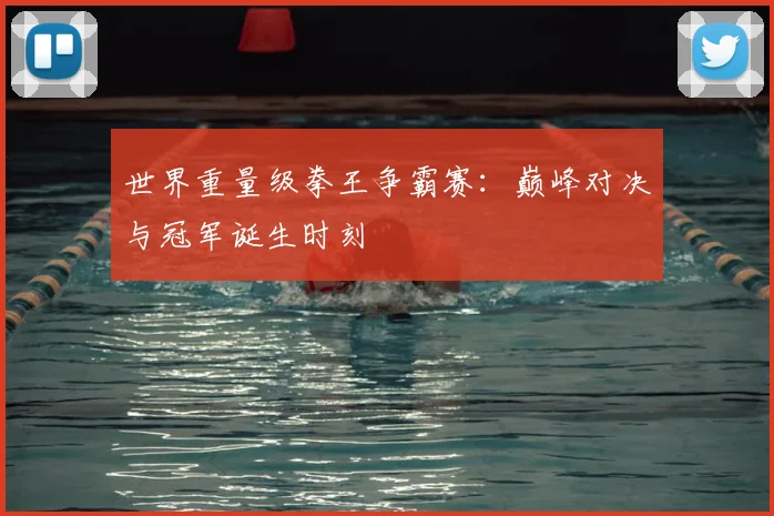 世界重量级拳王争霸赛：巅峰对决与冠军诞生时刻